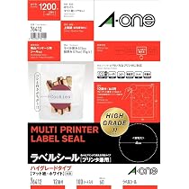 Amazon.co.jp: エーワン ラベルシール ハイグレード 丸形 24面 100